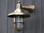 Scheepslamp M - Messing - Rond, Antiek en Kunst, Antiek | Lampen, Ophalen of Verzenden