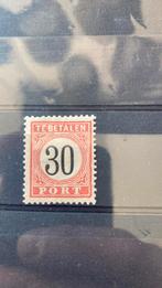 Nederlands Indië port 10 met plakker/4376, Postzegels en Munten, Postzegels | Nederlands-Indië en Nieuw-Guinea, Ophalen of Verzenden