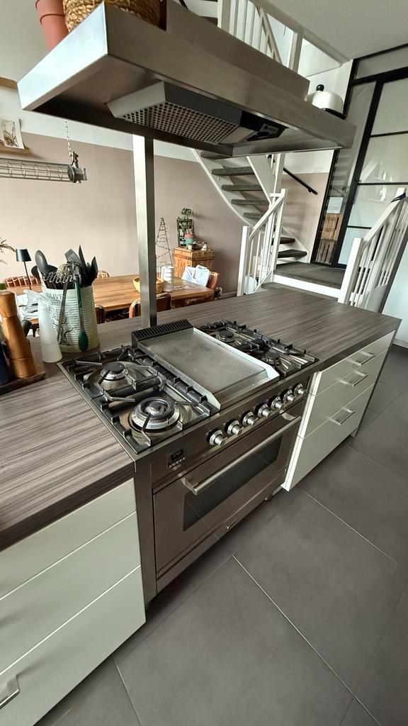 Complete keuken met AEG, Siemens & Boretti apparatuur, Huis en Inrichting, Keuken | Complete keukens, Gebruikt, Overige typen