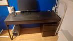 Ikea zwart bureau, Huis en Inrichting, Bureaus, Ophalen, Zo goed als nieuw, Bureau