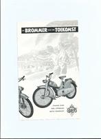 Burgers bromfiets folder  ( 1958 ), Verzenden, Zo goed als nieuw