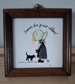 Vintage holly hobbie schilderijtje, Antiek en Kunst, Ophalen of Verzenden