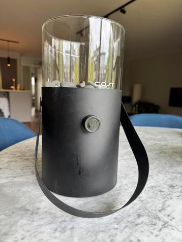 Cosy fire gaslantaarn zwart beschikbaar voor biedingen
