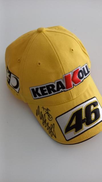 Cap Valentino Rossi met echte handtekening  beschikbaar voor biedingen