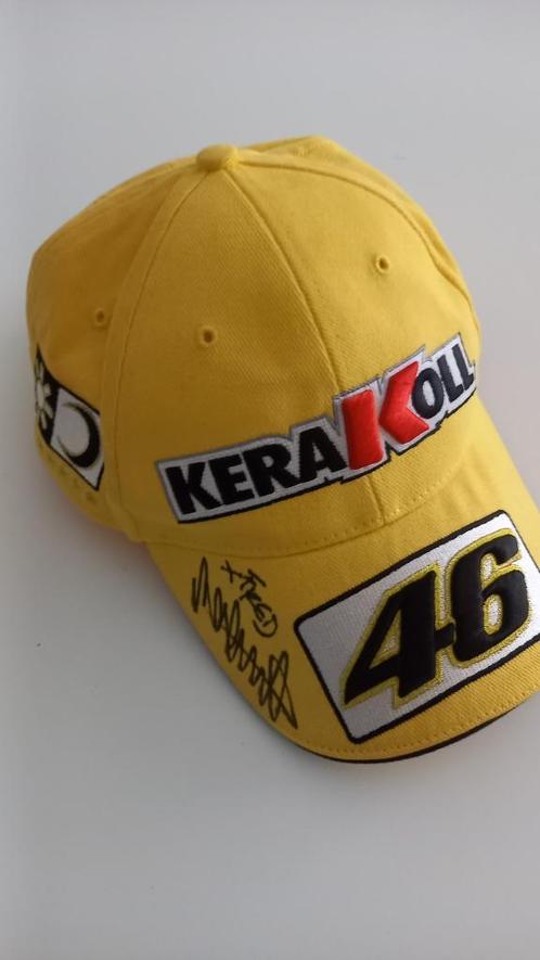 Cap Valentino Rossi met echte handtekening, Verzamelen, Automerken, Motoren en Formule 1, Zo goed als nieuw, Motoren, Ophalen of Verzenden