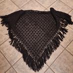 Zwarte Gehaakte Omslagdoek met Franjes, Kleding | Dames, Overige Dameskleding, Geen merk, Ophalen of Verzenden, Zo goed als nieuw
