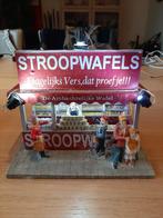 Kerstdorp miniatuur stroopwafel kraam, Ophalen of Verzenden, Zo goed als nieuw