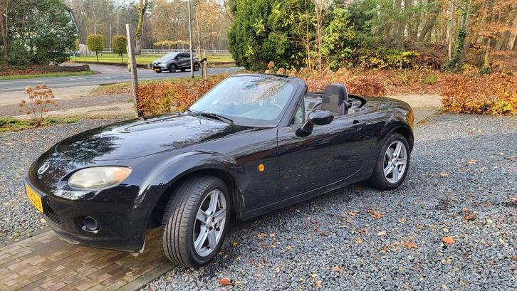 Mazda MX-5 1.8 Touring (hardtop) 2007 Zwart, Auto's, Mazda, Particulier, MX-5, ABS, Airbags, Airconditioning, Bluetooth, Centrale vergrendeling