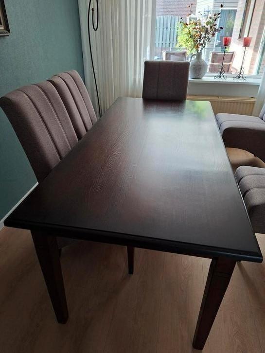 Eetkamer tafel eiken hout, Huis en Inrichting, Tafels | Eettafels, Zo goed als nieuw, 50 tot 100 cm, 150 tot 200 cm, Rechthoekig