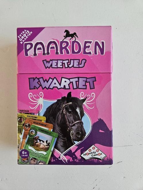 Paardenweetjeskwartet, Hobby en Vrije tijd, Gezelschapsspellen | Kaartspellen, Gebruikt, Een of twee spelers, Drie of vier spelers