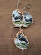 gedecoreerde oesterschelpen, kersthangers, hondenrassen, Ophalen of Verzenden, Nieuw