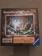 Ravensburger Escape Puzzle - Wolven in het Bos, Hobby en Vrije tijd, Ophalen, 500 t/m 1500 stukjes, Zo goed als nieuw, Legpuzzel
