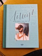 Letters! Moderne Kalligrafie & Handlettering Boek, Boeken, Ophalen of Verzenden, Zo goed als nieuw, Tekenen en Schilderen, Marjet