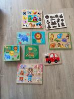 Vijf houten en drie kartonnen puzzels voor peuter, Kinderen en Baby's, Speelgoed | Kinderpuzzels, Ophalen of Verzenden, Zo goed als nieuw