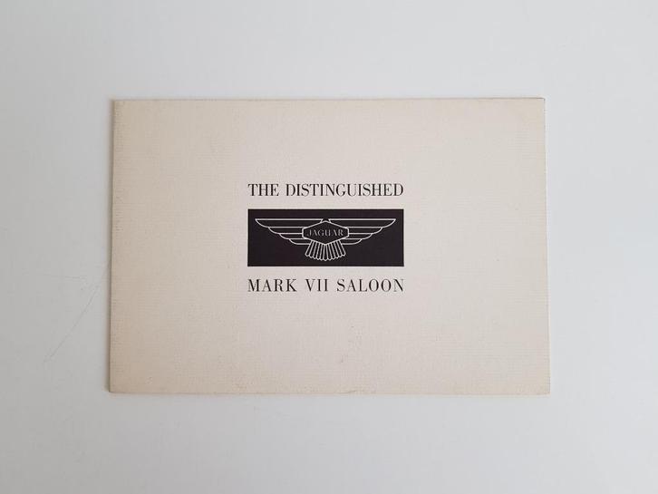 JAGUAR - Originele zeldzame Mark VII Saloon brochure - 1951, Boeken, Auto's | Folders en Tijdschriften, Overige merken, Ophalen of Verzenden