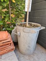 zinken afvalemmer in zeer goede staat, Tuin en Terras, Bloembakken en Plantenbakken, Ophalen, Gebruikt, Minder dan 30 cm, Minder dan 60 cm