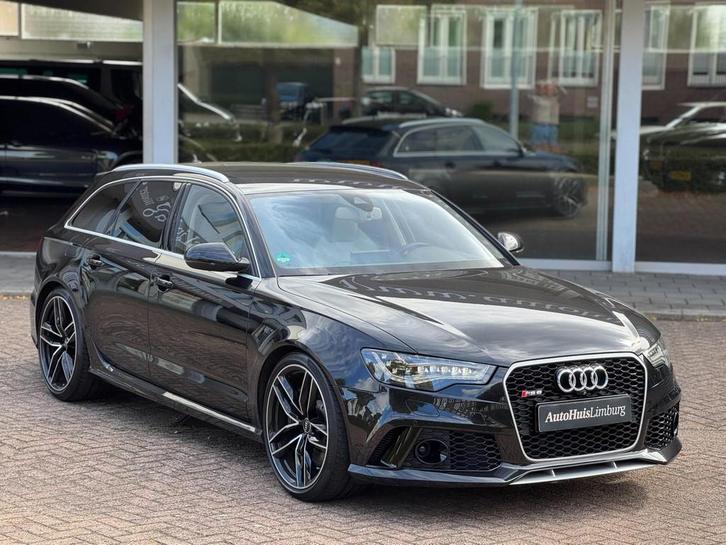 Audi RS6 Avant 4.0 TFSI Quattro|Bose|Miltek|Sublieme staat|L, Auto's, Audi, Bedrijf, Te koop, RS6, 360° camera, 4x4, ABS, Achteruitrijcamera