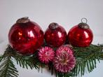 Vintage glazen heksenballen, kerstballen, Diversen, Kerst, Ophalen of Verzenden, Gebruikt