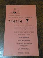 Tintin  flyer 1937, Boeken, Eén stripboek, Ophalen of Verzenden, Gelezen