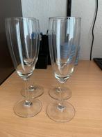 5 champagne glazen,er staan maar 4 op de foto, Ophalen of Verzenden, Nieuw, Overige typen