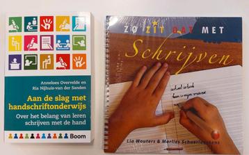 Nog nieuw: 2 boeken over handschrift, leren schrijven beschikbaar voor biedingen