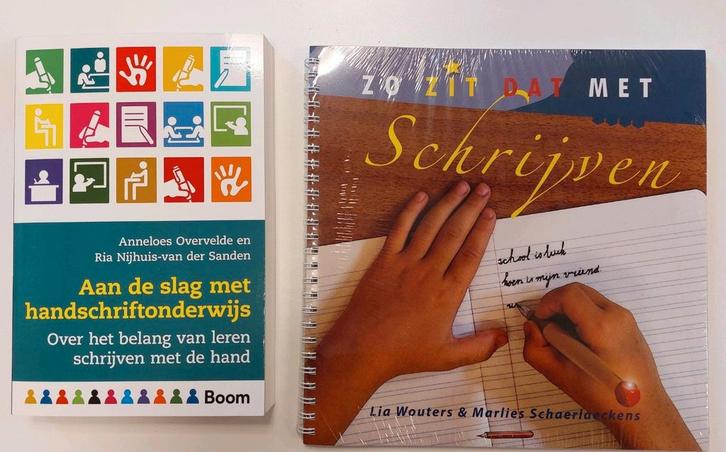 Nog nieuw: 2 boeken over handschrift, leren schrijven, Boeken, Advies, Hulp en Training, Nieuw, Ophalen of Verzenden