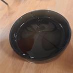 Magnor Noorwegen ronde donkere glazen schaal, Schaal, Rond, Ophalen of Verzenden, Glas