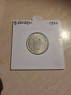 Zilveren 1/2 Gulden 1930 - Wilhelmina, ½ gulden, Zilver, Ophalen of Verzenden, Koningin Wilhelmina