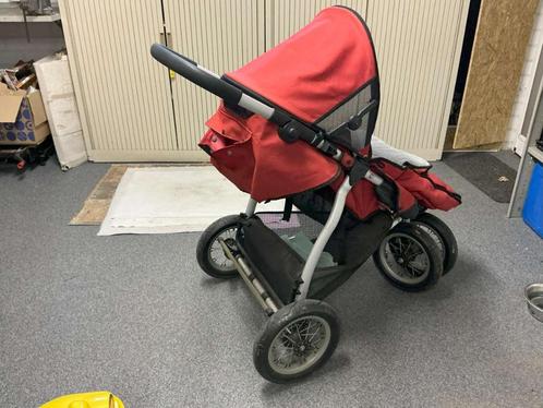 Kinderwagen, Kinderen en Baby's, Kinderwagens en Combinaties, Gebruikt, Combiwagen, Mutsy, Luchtbanden, Met reiswieg, Ophalen