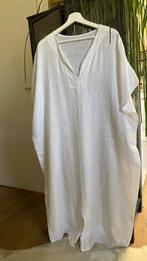 Linnen witte kaftan jurk maat XL, Kleding | Dames, Jurken, Verzenden, Wit, Maat 46/48 (XL) of groter, Zo goed als nieuw