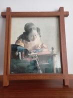 Krantenwerkster schilderij, Ophalen, Hout, Minder dan 50 cm