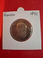 Zilveren Gulden 1892 - Zeer Fraai, Ophalen of Verzenden