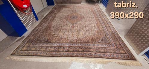 Groot Perzisch tapijt tabriz 390x290 wollen vloerkleed, Huis en Inrichting, Stoffering | Tapijten en Kleden, Zo goed als nieuw