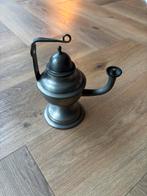 Tinnen olielampje snotneus, Antiek en Kunst, Antiek | Tin, Ophalen of Verzenden