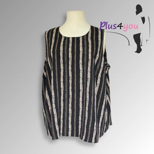 30455 Nieuw Mooie top Zizzi mt XXL/58-60  J08, Kleding | Dames, Grote Maten, Nieuw, Shirt of Top, Zwart, Ophalen of Verzenden