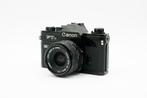 Canon FTb QL Black + Canon FD 28mm F2.8, Audio, Tv en Foto, Fotocamera's Analoog, Ophalen, Gebruikt, Spiegelreflex, Canon