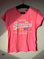 SuperDry T-shirt maat M / 38 neon roze, Kleding | Dames, T-shirts, Maat 38/40 (M), Ophalen of Verzenden, Roze, Zo goed als nieuw