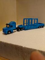Scania 143 met wasstraat op oplegger., Hobby en Vrije tijd, Modelauto's | 1:50, Ophalen of Verzenden, Zo goed als nieuw, Bus of Vrachtwagen