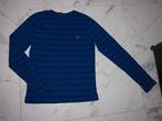 38 RALPH LAUREN kobalt streep longsleeve, Ophalen of Verzenden, Zo goed als nieuw, Maat 38/40 (M), Blauw