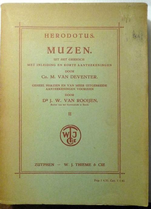 Herodotus - Muzen II, Boeken, Schoolboeken, Grieks, Verzenden