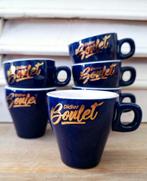 Franse Bistro espresso kopjes, Didier Boulet, 6 x, Ophalen of Verzenden