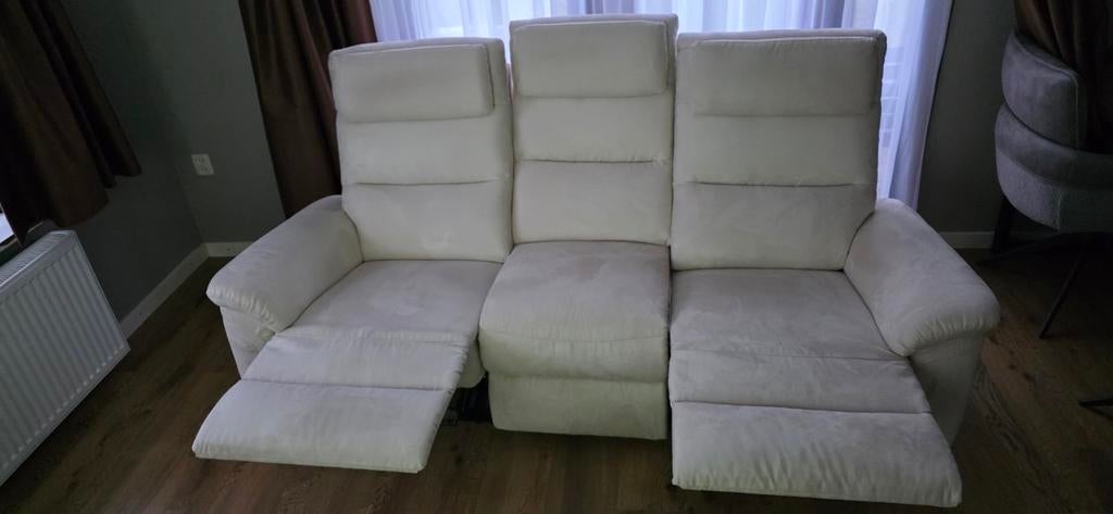 Nieuwe 3 zits verstelbare bank 6 weken gebruikt., Tuin en Terras, Tuinsets en Loungesets, Overige materialen, 3 zitplaatsen, Ophalen of Verzenden