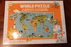 Puzzel wereldkaart educatief Toy Universe 100 stukjes, 6 jaar of ouder, Gebruikt, Meer dan 50 stukjes, Ophalen