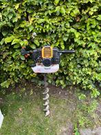 Grondboor / benzine grondboor te huur 8 & 15 cm, Tuin en Terras, Ophalen, Zo goed als nieuw