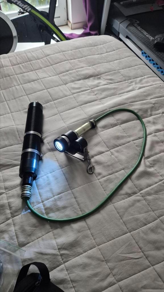 Duiklamp Greenforce Hid 50 Kabel / handlamp, Watersport en Boten, Duiken, Gebruikt, Duiklamp, Ophalen of Verzenden