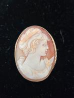 Gouden Cameo Broche, Ophalen, Goud, Broche