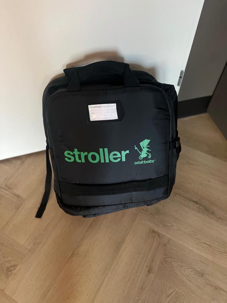 Orbit Baby complete kinderwagen set G3 kleur zwart, Zo goed als nieuw, Combiwagen, Verstelbare duwstang, Ophalen