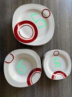 Nida Home Servies - Borden en Kommen, Huis en Inrichting, Keuken | Servies, Ophalen, Gebruikt, Bord(en), Effen