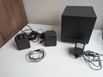 Philips PC Speaker set met bassbox, Ophalen, Gebruikt, Audiokanaal 2.1, Philips