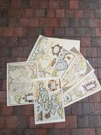 6 reproducties van historische kaarten van NL e.o., Voor 1800, Landkaart, Nederland, Ophalen